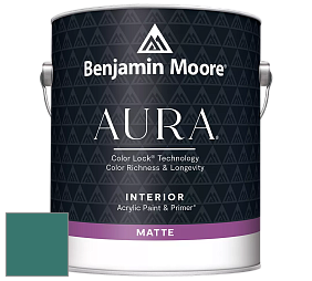Benjamin Moore Aura 522 Interior Paint - Matte краска цвет 2052-30 Tropical Turquoise