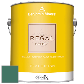 Benjamin Moore 547 Regal Select Waterborne Interior Flat Finish краска цвет 623 Deep Sea