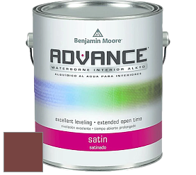 Benjamin Moore 792 Advance Interior Paint-Satin эмаль цвет 2084-10 Brick Red