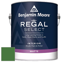 Benjamin Moore 548 IRegal Select Interior Paint - Matte краска цвет 2034-10 Clover Green