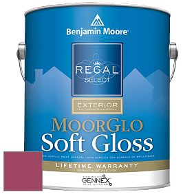 Benjamin Moore W096 Regal Select Exterior Paint-Moor GloSoft Gloss Finish краска цвет 2078-20 Raspberry Glaze