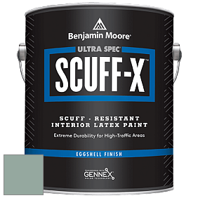Benjamin Moore 485 Ultra Spec SCUFF-X Interior Eggshell Finish краска цвет 704 Del Mar Blue