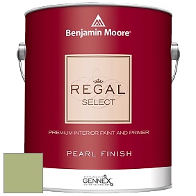 Benjamin Moore 550 Regal Select Waterborne Interior Pearl Finish краска цвет 543 Woodland Hills Green