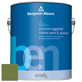 Benjamin Moore Ben W626 Premium Interior Latex Eggshell краска цвет NCS S 4050-G40Y 