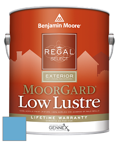 Benjamin Moore W103 Regal Select Exterior Paint-MoorGard Low Lustre Finish краска цвет 796 Nova Scotia Blue