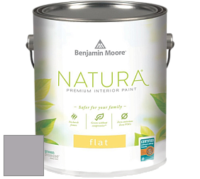 Benjamin Moore 512 Natura Interior Flat Finish матовая краска цвет 1453 Pebble Creek