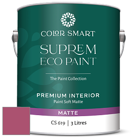 COLOR SMART CS 619 SUPREM ECO PAINT матовая краска цвет 1349 Pink Corsage