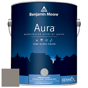 Benjamin Moore Aura 632 Waterborne Exterior Semi-Gloss Finish краска цвет 1469 Eagle Rock