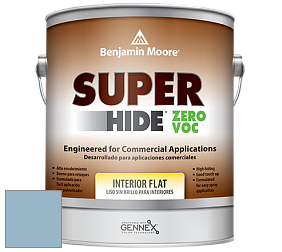 Benjamin Moore 355 Super Hide Zero Voc Interior Flat краска цвет 837 Sheer Romance