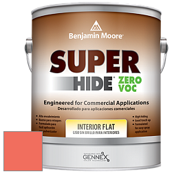 Benjamin Moore 355 Super Hide Zero Voc Interior Flat краска цвет NCS S 0570-Y80R 
