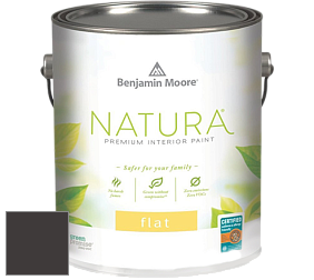 Benjamin Moore 512 Natura Interior Flat Finish матовая краска цвет RAL 8019 