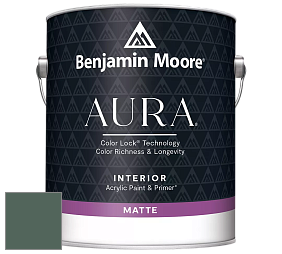 Benjamin Moore Aura 522 Interior Paint - Matte краска цвет 693 Under the Sea