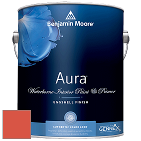 Benjamin Moore Aura 524 Waterborne Interior Eggshell Finish краска цвет 2013-20 Orange Nectar