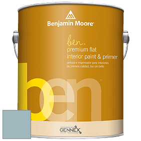 Benjamin Moore Ben W625 Premium Interior Latex Flat краска цвет AF-515 