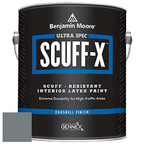 Benjamin Moore 485 Ultra Spec SCUFF-X Interior Eggshell Finish краска цвет 2122-20 Steep Cliff Gray