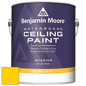 Benjamin Moore 508 Waterborne Ceiling Paint краска для потолков цвет 2022-30 Bright Yellow