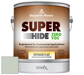 Benjamin Moore 355 Super Hide Zero Voc Interior Flat краска цвет AF-485 