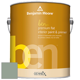Benjamin Moore Ben W625 Premium Interior Latex Flat краска цвет 698 Grenadier Pond