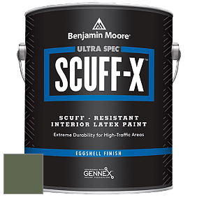 Benjamin Moore 485 Ultra Spec SCUFF-X Interior Eggshell Finish краска цвет 455 Sweet Basil