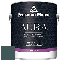 Benjamin Moore Aura 522 Interior Paint - Matte краска цвет 2053-10 Mallard Green