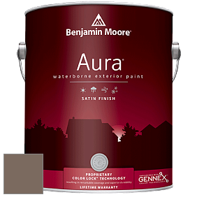 Benjamin Moore Aura 631 Waterborne Exterior Satin Finish краска цвет 994 Fallen Timber