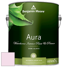 Benjamin Moore Aura 528 Waterborne Interior Semi-gloss Finish краска цвет 2079-70 Candy Stripe