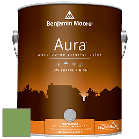 Benjamin Moore Aura 634 Waterborne Exterior Low Lustre Finish краска цвет 552 Pleasant Grove