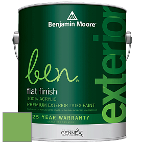 Benjamin Moore Ben 541 Waterborne Exterior Flat Finish краска цвет 559 Paradise Valley
