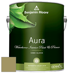 Benjamin Moore Aura 528 Waterborne Interior Semi-gloss Finish краска цвет 531 Ponderosa Pine