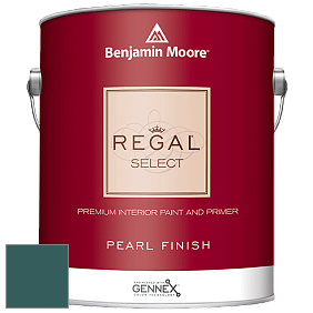 Benjamin Moore 550 Regal Select Waterborne Interior Pearl Finish краска цвет 735 Deep Sea Green