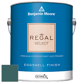 Benjamin Moore 549 Regal Select Waterborne Interior Eggshell Finish краска цвет 2049-20 Oasis Blue