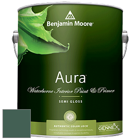 Benjamin Moore Aura 528 Waterborne Interior Semi-gloss Finish краска цвет 602 Gondola Ride