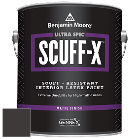 Benjamin Moore 484 Ultra Spec SCUFF-X Interior Matte Finish краска цвет RAL 8019 