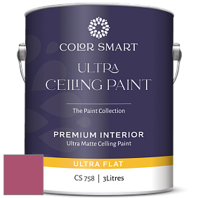 COLOR SMART CS 758 ULTRA CEILING PAINT ультраматовая краска цвет 1349 Pink Corsage