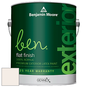 Benjamin Moore Ben 541 Waterborne Exterior Flat Finish краска цвет 890 Pink Damask