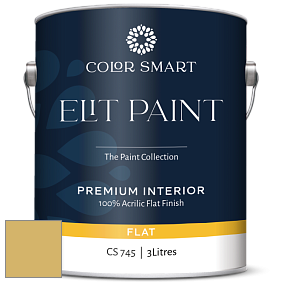 COLOR SMART CS 745 ELIT PAINT глубокоматовая моющаяся краска цвет 377 Mustard Field