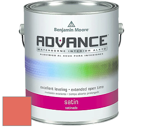 Benjamin Moore 792 Advance Interior Paint-Satin эмаль цвет 006 Picante