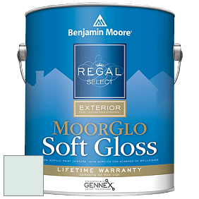 Benjamin Moore W096 Regal Select Exterior Paint-Moor GloSoft Gloss Finish краска цвет 846 Come Sail Away