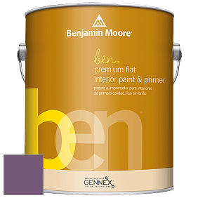 Benjamin Moore Ben W625 Premium Interior Latex Flat краска цвет 2073-30 Passion Plum