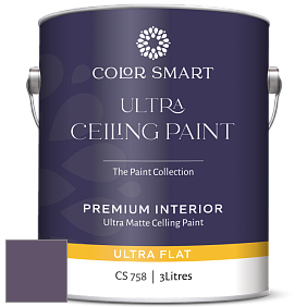 COLOR SMART CS 758 ULTRA CEILING PAINT ультраматовая краска цвет 2072-30 Purple Lotus