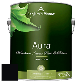 Benjamin Moore Aura 528 Waterborne Interior Semi-gloss Finish краска цвет RAL 9005 