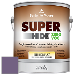Benjamin Moore 355 Super Hide Zero Voc Interior Flat краска цвет 1392 Fire and Ice