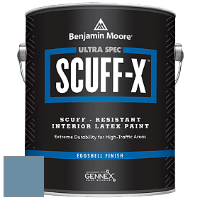 Benjamin Moore 485 Ultra Spec SCUFF-X Interior Eggshell Finish краска цвет 839 Old Blue Jeans