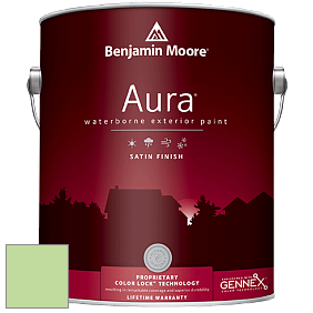 Benjamin Moore Aura 631 Waterborne Exterior Satin Finish краска цвет 556 Sounds of Nature