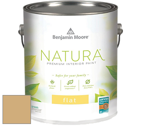 Benjamin Moore 512 Natura Interior Flat Finish матовая краска цвет 222 Mustard Seed