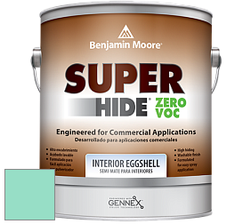 Benjamin Moore 357 Super Hide Zero Voc Interior Eggshell краска цвет 2042-50 Caribe Green