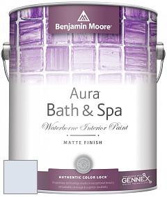 Benjamin Moore Aura 532 Bath & Spa Waterborne Interior Paint Matte Finish краска цвет NCS S 0510-R70B 
