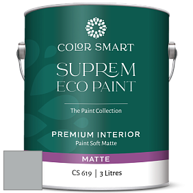COLOR SMART CS 619 SUPREM ECO PAINT матовая краска цвет 1599 Marina Gray