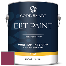 COLOR SMART CS 745 ELIT PAINT глубокоматовая моющаяся краска цвет 2077-10 Magenta