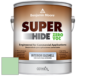 Benjamin Moore 357 Super Hide Zero Voc Interior Eggshell краска цвет 571 Lotus Flower